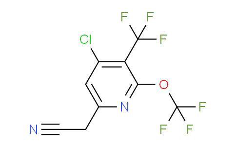 AM72811 | 1804009-28-6 | 4-Chloro-2-(trifluoromethoxy)-3-(trifluoromethyl)pyridine-6-acetonitrile