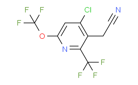 AM72813 | 1804764-97-3 | 4-Chloro-6-(trifluoromethoxy)-2-(trifluoromethyl)pyridine-3-acetonitrile