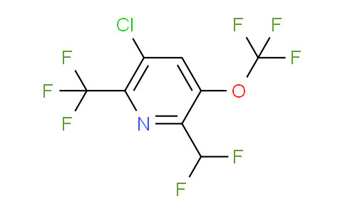 5-Chloro-2-(difluoromethyl)-3-(trifluoromethoxy)-6-(trifluoromethyl)pyridine
