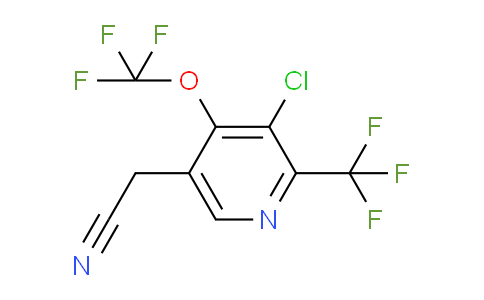 AM72841 | 1804764-69-9 | 3-Chloro-4-(trifluoromethoxy)-2-(trifluoromethyl)pyridine-5-acetonitrile