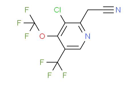 3-Chloro-4-(trifluoromethoxy)-5-(trifluoromethyl)pyridine-2-acetonitrile