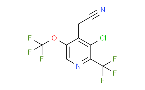 AM72847 | 1804781-10-9 | 3-Chloro-5-(trifluoromethoxy)-2-(trifluoromethyl)pyridine-4-acetonitrile