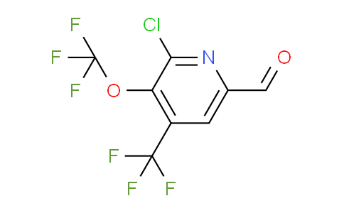 AM72887 | 1804668-43-6 | 2-Chloro-3-(trifluoromethoxy)-4-(trifluoromethyl)pyridine-6-carboxaldehyde