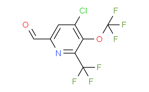 AM72888 | 1804668-85-6 | 4-Chloro-3-(trifluoromethoxy)-2-(trifluoromethyl)pyridine-6-carboxaldehyde