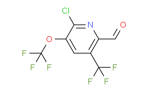 AM72889 | 1804628-34-9 | 2-Chloro-3-(trifluoromethoxy)-5-(trifluoromethyl)pyridine-6-carboxaldehyde