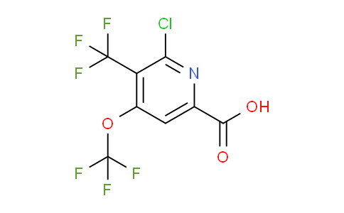2-Chloro-4-(trifluoromethoxy)-3-(trifluoromethyl)pyridine-6-carboxylic acid