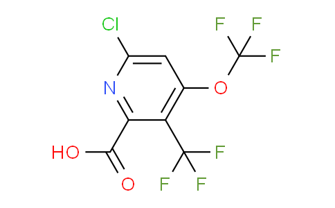 6-Chloro-4-(trifluoromethoxy)-3-(trifluoromethyl)pyridine-2-carboxylic acid