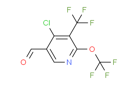 AM72918 | 1804766-17-3 | 4-Chloro-2-(trifluoromethoxy)-3-(trifluoromethyl)pyridine-5-carboxaldehyde