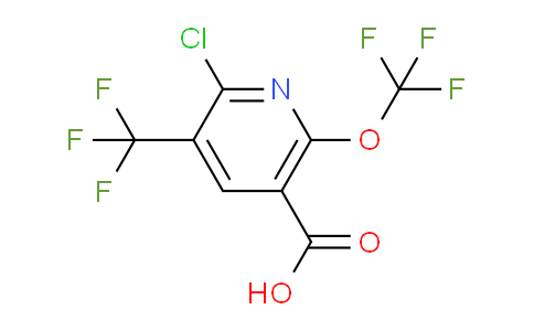 2-Chloro-6-(trifluoromethoxy)-3-(trifluoromethyl)pyridine-5-carboxylic acid