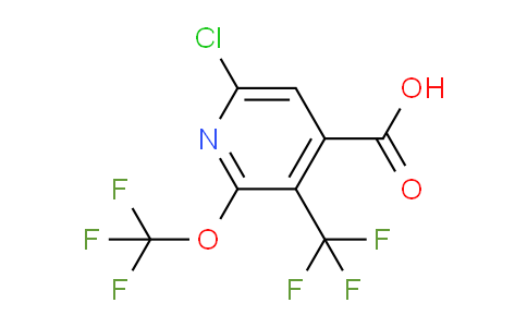 6-Chloro-2-(trifluoromethoxy)-3-(trifluoromethyl)pyridine-4-carboxylic acid