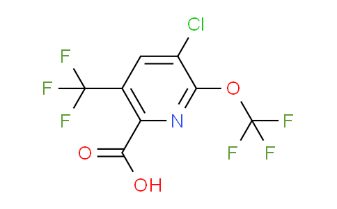 3-Chloro-2-(trifluoromethoxy)-5-(trifluoromethyl)pyridine-6-carboxylic acid