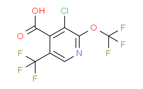 AM72950 | 1804558-12-0 | 3-Chloro-2-(trifluoromethoxy)-5-(trifluoromethyl)pyridine-4-carboxylic acid