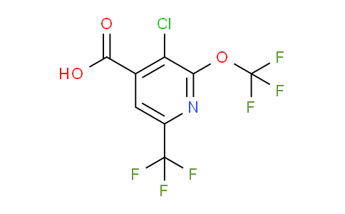 AM72952 | 1804785-31-6 | 3-Chloro-2-(trifluoromethoxy)-6-(trifluoromethyl)pyridine-4-carboxylic acid