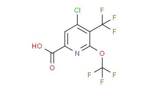 AM72964 | 1806246-47-8 | 4-Chloro-2-(trifluoromethoxy)-3-(trifluoromethyl)pyridine-6-carboxylic acid