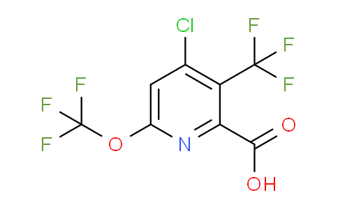 AM72966 | 1804640-69-4 | 4-Chloro-6-(trifluoromethoxy)-3-(trifluoromethyl)pyridine-2-carboxylic acid