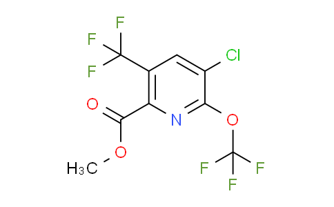 Methyl 3-chloro-2-(trifluoromethoxy)-5-(trifluoromethyl)pyridine-6-carboxylate