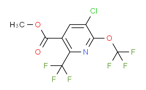 Methyl 3-chloro-2-(trifluoromethoxy)-6-(trifluoromethyl)pyridine-5-carboxylate