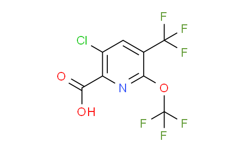 AM72973 | 1804325-59-4 | 5-Chloro-2-(trifluoromethoxy)-3-(trifluoromethyl)pyridine-6-carboxylic acid