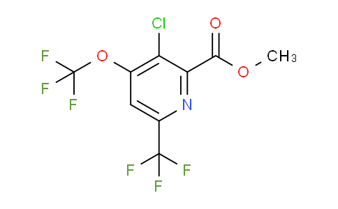 Methyl 3-chloro-4-(trifluoromethoxy)-6-(trifluoromethyl)pyridine-2-carboxylate