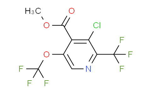 AM72975 | 1803649-50-4 | Methyl 3-chloro-5-(trifluoromethoxy)-2-(trifluoromethyl)pyridine-4-carboxylate