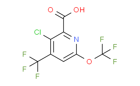 AM72977 | 1804640-71-8 | 3-Chloro-6-(trifluoromethoxy)-4-(trifluoromethyl)pyridine-2-carboxylic acid