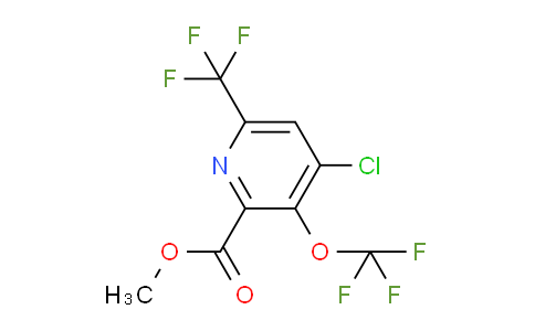 Methyl 4-chloro-3-(trifluoromethoxy)-6-(trifluoromethyl)pyridine-2-carboxylate