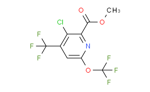 Methyl 3-chloro-6-(trifluoromethoxy)-4-(trifluoromethyl)pyridine-2-carboxylate