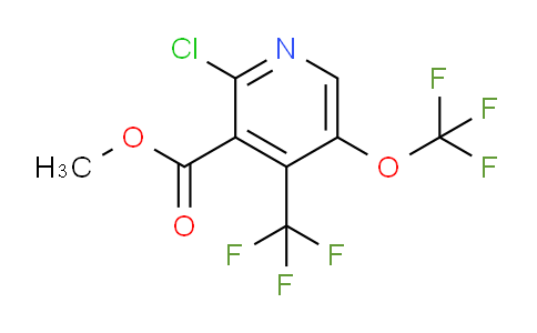 Methyl 2-chloro-5-(trifluoromethoxy)-4-(trifluoromethyl)pyridine-3-carboxylate