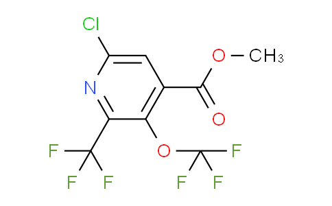 AM72995 | 1804640-73-0 | Methyl 6-chloro-3-(trifluoromethoxy)-2-(trifluoromethyl)pyridine-4-carboxylate