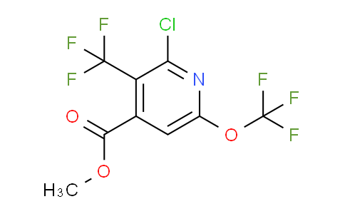 Methyl 2-chloro-6-(trifluoromethoxy)-3-(trifluoromethyl)pyridine-4-carboxylate