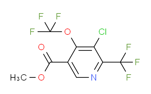 AM73005 | 1804010-20-5 | Methyl 3-chloro-4-(trifluoromethoxy)-2-(trifluoromethyl)pyridine-5-carboxylate