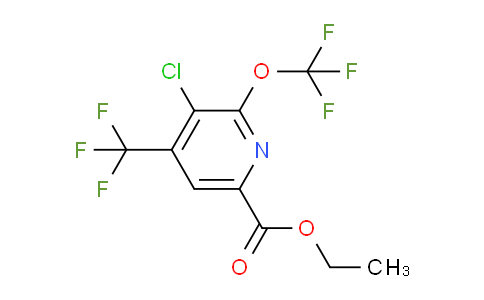 AM73009 | 1804767-27-8 | Ethyl 3-chloro-2-(trifluoromethoxy)-4-(trifluoromethyl)pyridine-6-carboxylate