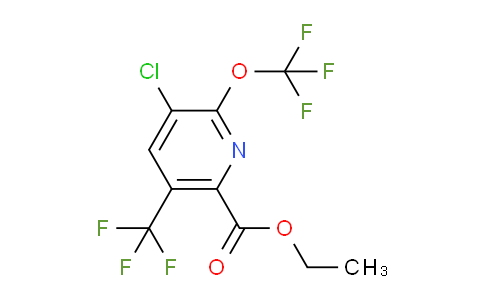 AM73011 | 1804324-79-5 | Ethyl 3-chloro-2-(trifluoromethoxy)-5-(trifluoromethyl)pyridine-6-carboxylate