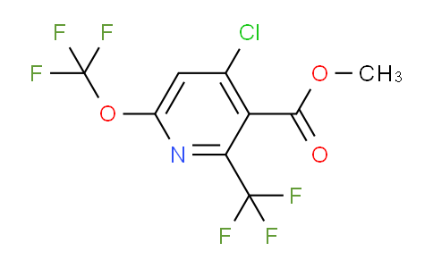 Methyl 4-chloro-6-(trifluoromethoxy)-2-(trifluoromethyl)pyridine-3-carboxylate