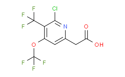 AM73025 | 1804325-49-2 | 2-Chloro-4-(trifluoromethoxy)-3-(trifluoromethyl)pyridine-6-acetic acid