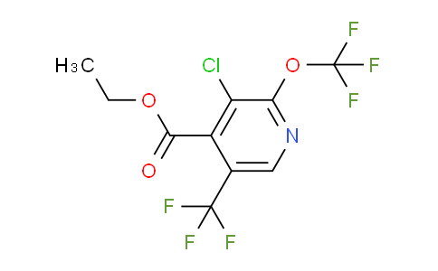 AM73038 | 1806144-90-0 | Ethyl 3-chloro-2-(trifluoromethoxy)-5-(trifluoromethyl)pyridine-4-carboxylate