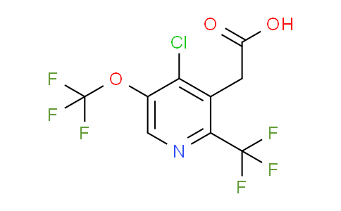 AM73054 | 1804326-60-0 | 4-Chloro-5-(trifluoromethoxy)-2-(trifluoromethyl)pyridine-3-acetic acid