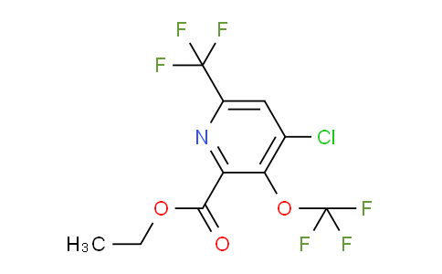 AM73057 | 1804767-50-7 | Ethyl 4-chloro-3-(trifluoromethoxy)-6-(trifluoromethyl)pyridine-2-carboxylate