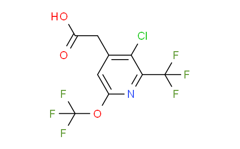 AM73058 | 1804326-66-6 | 3-Chloro-6-(trifluoromethoxy)-2-(trifluoromethyl)pyridine-4-acetic acid