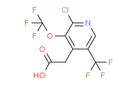 AM73064 | 1806247-23-3 | 2-Chloro-3-(trifluoromethoxy)-5-(trifluoromethyl)pyridine-4-acetic acid
