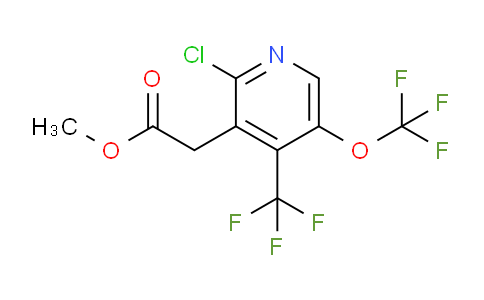 Methyl 2-chloro-5-(trifluoromethoxy)-4-(trifluoromethyl)pyridine-3-acetate