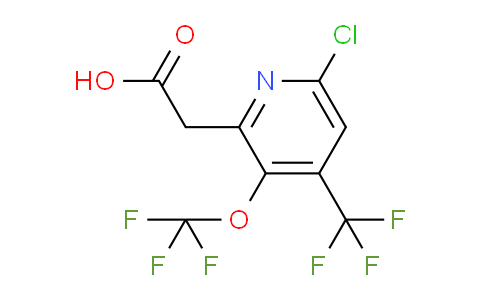 6-Chloro-3-(trifluoromethoxy)-4-(trifluoromethyl)pyridine-2-acetic acid