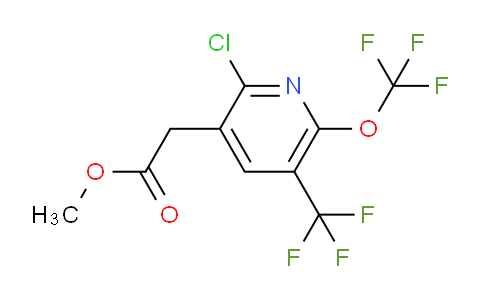 Methyl 2-chloro-6-(trifluoromethoxy)-5-(trifluoromethyl)pyridine-3-acetate