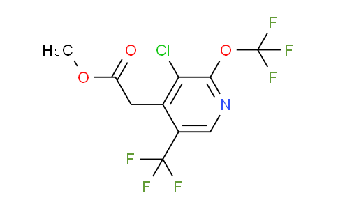 AM73079 | 1804001-20-4 | Methyl 3-chloro-2-(trifluoromethoxy)-5-(trifluoromethyl)pyridine-4-acetate