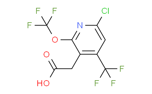 AM73080 | 1806202-76-5 | 6-Chloro-2-(trifluoromethoxy)-4-(trifluoromethyl)pyridine-3-acetic acid