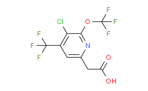 AM73084 | 1804702-66-6 | 3-Chloro-2-(trifluoromethoxy)-4-(trifluoromethyl)pyridine-6-acetic acid