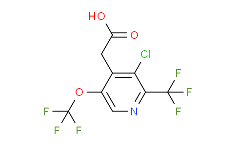 AM73090 | 1804558-43-7 | 3-Chloro-5-(trifluoromethoxy)-2-(trifluoromethyl)pyridine-4-acetic acid