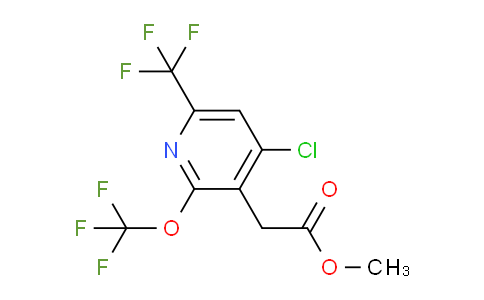 AM73093 | 1806248-70-3 | Methyl 4-chloro-2-(trifluoromethoxy)-6-(trifluoromethyl)pyridine-3-acetate