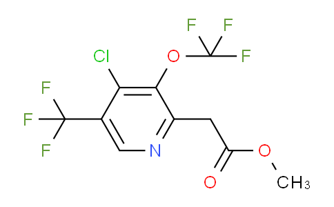 AM73095 | 1806248-77-0 | Methyl 4-chloro-3-(trifluoromethoxy)-5-(trifluoromethyl)pyridine-2-acetate