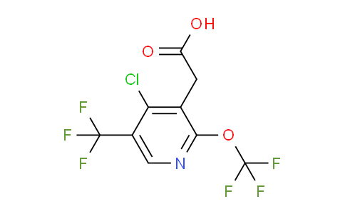 AM73096 | 1803704-48-4 | 4-Chloro-2-(trifluoromethoxy)-5-(trifluoromethyl)pyridine-3-acetic acid
